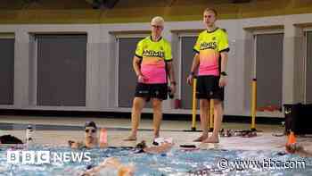 Mother and son celebrate national triathlon award
