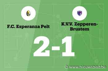 Esperanza Pelt wint wedstrijd tegen Zepperen-Brustem