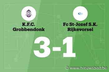 Grobbendonk wint thuis van Sint- Jozef