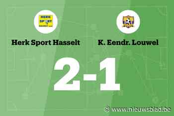Frederik Brebels en Reda Chetoui pakken winst voor Herk Sport tegen Eendracht Louwel