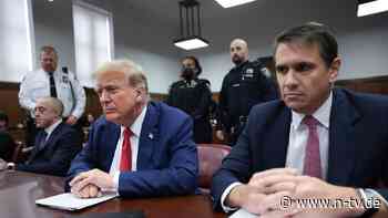 Verstoß gegen Nachrichtensperre: Schweigegeld-Prozess: Richter droht Trump mit Haft