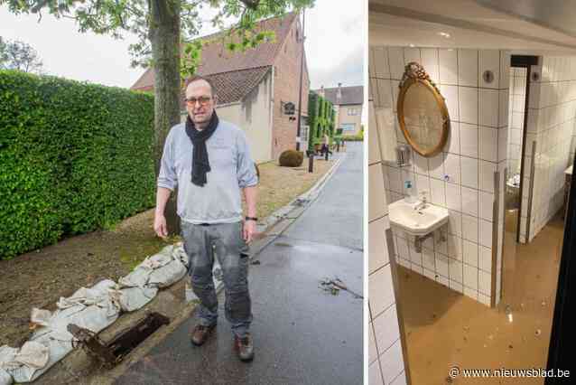 Restaurant De Voet Van Keizer Karel loopt (opnieuw) onder water: “Allemaal door een verstopt rioolputje”