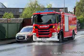Brandweer ruimt flink mazoutspoor op aan station
