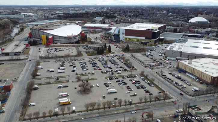 Calgary event centre design could be released publicly by July
