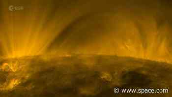 Spacecraft captures absolutely incredible video of plasma swirling on the sun