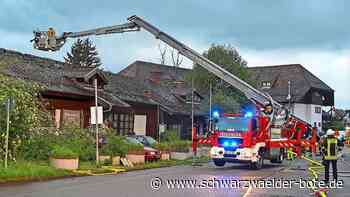 „Silberdistel“ in Monakam: Großaufgebot kämpft gegen Brand  im ehemaligen Höhenrestaurant