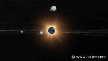 Watch 2 bus-size asteroids make close flybys of Earth this week (video)