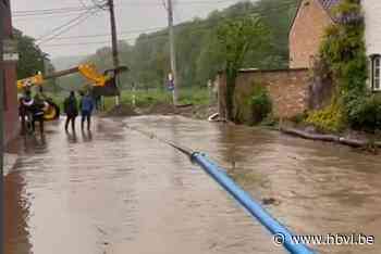 Stevige wateroverlast in Voeren