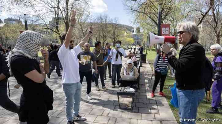 Pro-Palestinian encampment members say little progress made in meeting with McGill