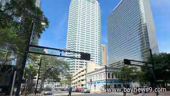 Gathering to tout the State of Tampa's downtown