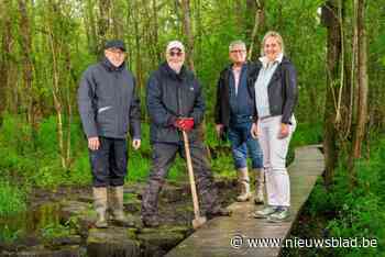Wandelaars houden voortaan ook in natte periodes hun voeten droog in Kluizenbos