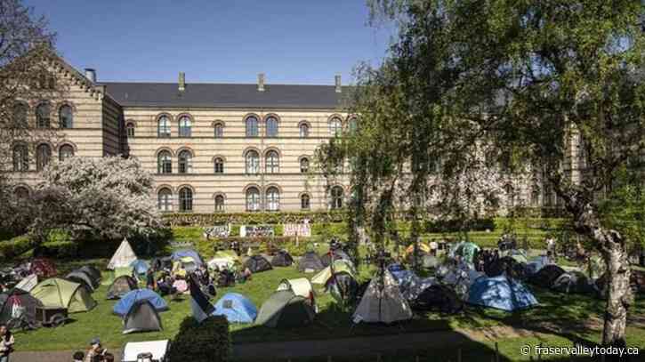 Police break up pro-Palestinian student protest in Berlin as demonstrations spread across Europe