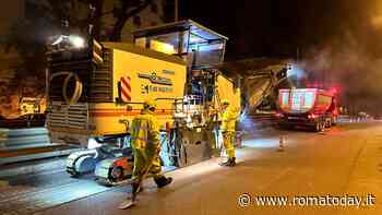 Lavori su oltre 8 chilometri di strada in via Prenestina. Tutte le fasi dell'intervento