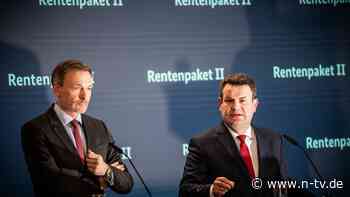 Spitzentreffen im Kanzleramt: Lindner blockiert Rentenpaket - Heil muss bei Etat nachsitzen