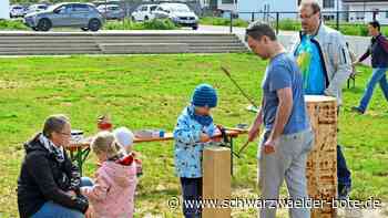 Aktionstag in Beihingen: Nägel-Einschlagen mögen auch Eltern