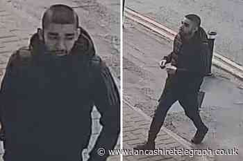 Man wanted over threats and harassment in Blackburn