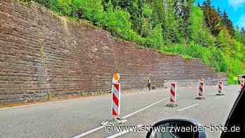 Auf der B 296 bei Oberreichenbach: Halbseitige Sperrung: Was steckt dahinter?