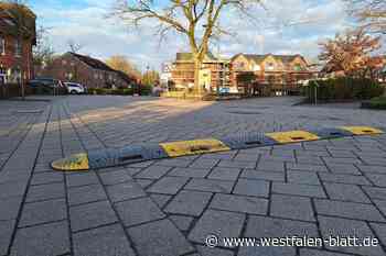 Schweller und Piktogramme sollen Autos in Warburg bremsen