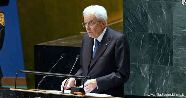 Mattarella: “Per le armi spesi 2.400 miliardi di dollari. Potevano servire per la crescita economica e sociale e la lotta alla crisi climatica”