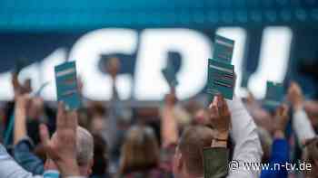"Wir können regieren": CDU sieht sich mit frischem Grundsatzprogramm runderneuert