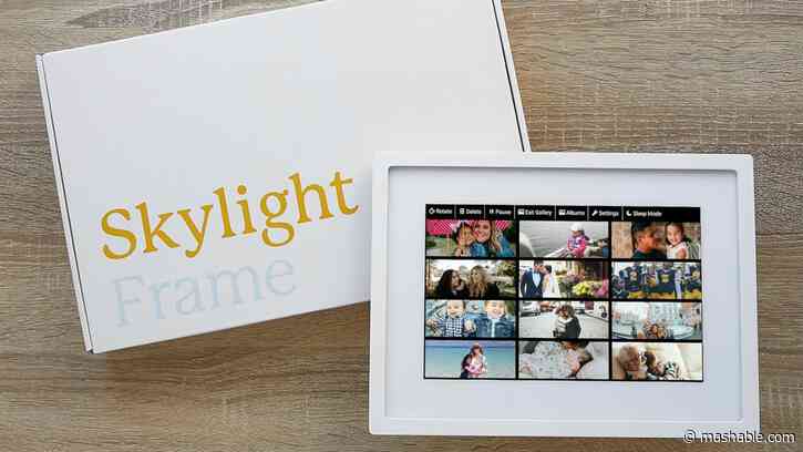 Give mom the gift of memories with a digital picture frame this Mother's Day 