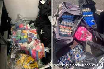 Plumstead police seize cigarettes and vapes in shop raids