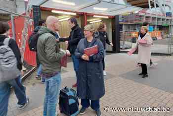 Vooruit voert actie aan Mechels station: “Gruwel die fascisme en extremisme van nazi-Duitsland met zich meebracht mogen we nooit vergeten”