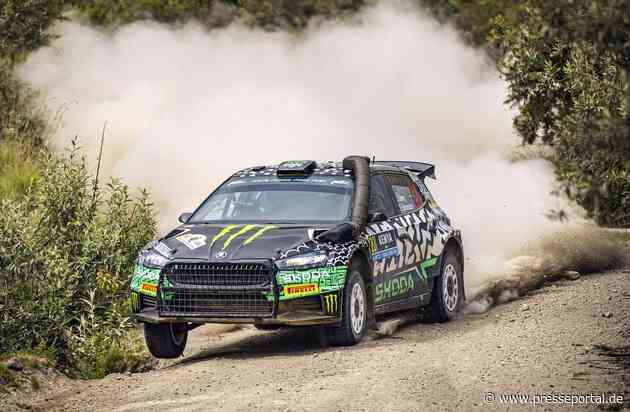 Rallye Portugal: Škoda Fabia RS Rally2-Pilot Oliver Solberg peilt alleinige WRC2-Tabellenführung an