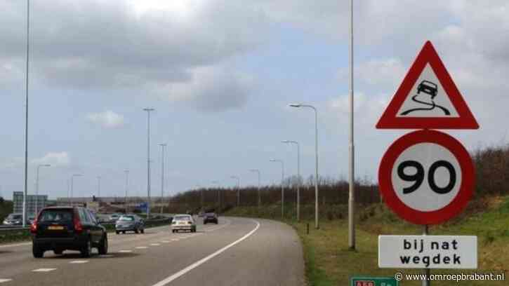 Nat wegdek? Dan tijdelijk niet harder dan 90 kilometer per uur