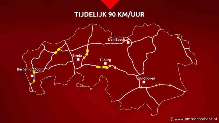 Nat wegdek? Dan hier tijdelijk niet harder dan 90 kilometer per uur