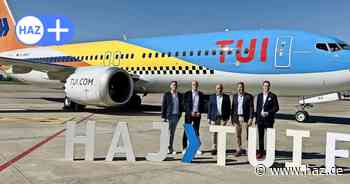 Flughafen Hannover: Tuifly stellt Boeing mit Lackierung zum 50. Jubiläum vor