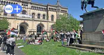 Aufruf zur Intifada: Pro-Palästina-Demo vor der Universität Hannover