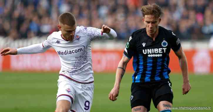Bruges-Fiorentina 1-1: la Viola soffre ma è di nuovo in finale di Conference League