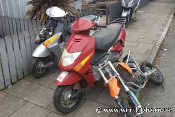 Suspected stolen motorbikes seized from Wirral house