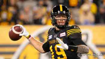 Veteran Mitchell attends Ticats rookie camp wearing a walking boot