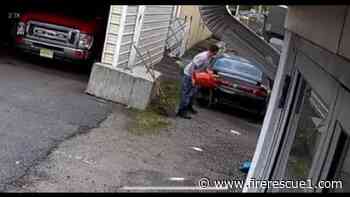 N.J. fire chief charged; caught on video vandalizing car next to firehouse
