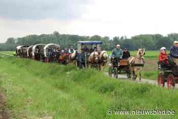 Bewoners van OTB maken koetsentocht door landelijke omgeving  “De tractorsluis was een onvoorziene hindernis en hebben we even geneutraliseerd”