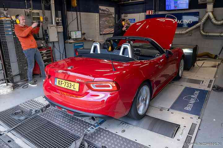 Fiat 124 Spider (2016) - Op de rollenbank