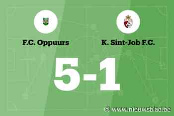 Weergaloze Van Santvliet leidt Oppuurs B langs Sint-Job B