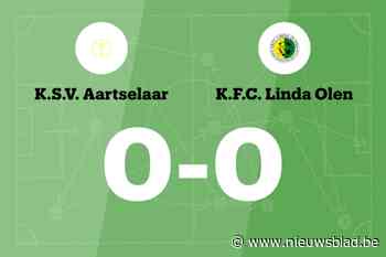Doelpuntloze wedstrijd voor Aartselaar en Linda Olen