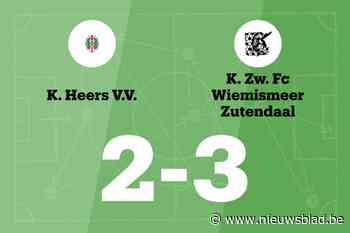 Zwaluw Wiemismeer wint uit van Heers VV