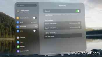 How to use a keyboard and a trackpad (but not a mouse) with the Apple Vision Pro