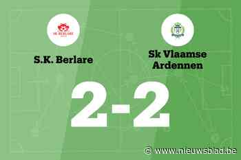 SK Berlare en KSK Vlaamse Ardennen delen de punten