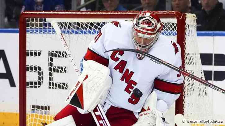 Hurricanes make change in net. Go to Pytor Kochetkov for Game 3 against the Rangers