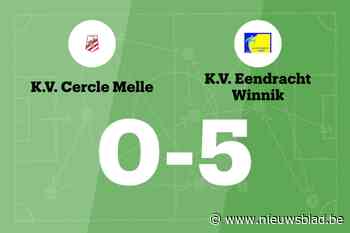 Eendracht Winnik laat Cercle Melle kansloos in uitwedstrijd