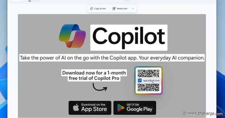 Windows 11’s screenshot tool is getting QR code scanning and emoji support