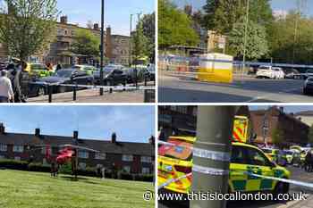 Burnt Oak Broadway murder: Pictures of fatal stabbing scene