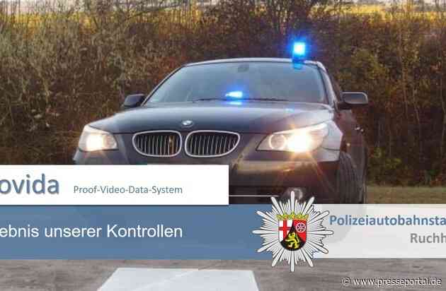 POL-PDNW: Autobahnpolizei Ludwigshafen/Ruchheim: Straßenverkehrsgefährdung/Illegales Kraftfahrzeugrennen mit Verfolgungsfahrt