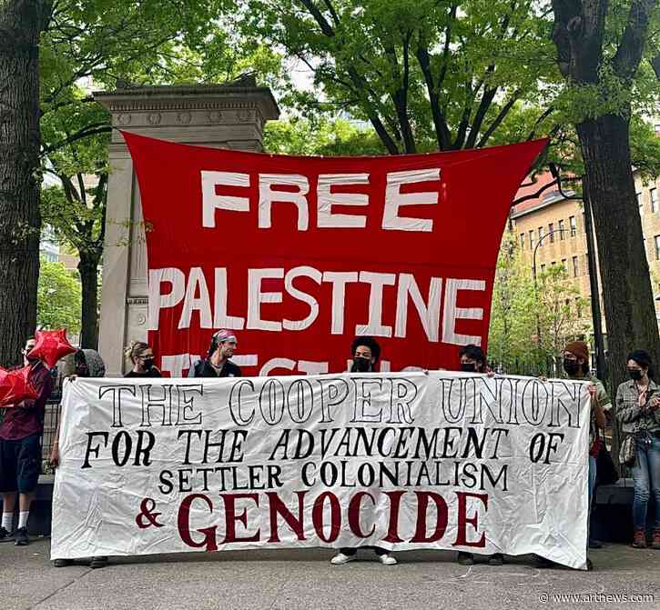 Cooper Union Students, Faculty Stage Pro-Palestine Walkout to Protest School’s Ties to Israel