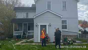 One person hospitalized after fire at Orillia home